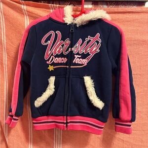 Varsity Dance Team Navy and Pink Hoodie